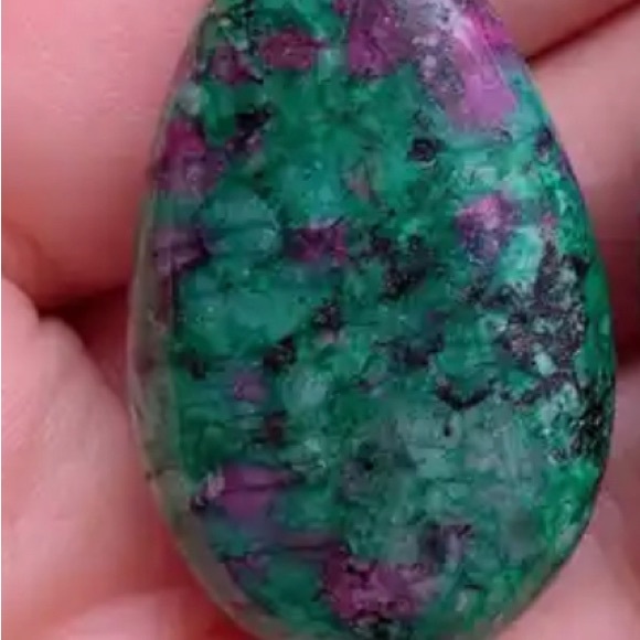 Ruby Zoisite Pendant - Picture 2 of 2